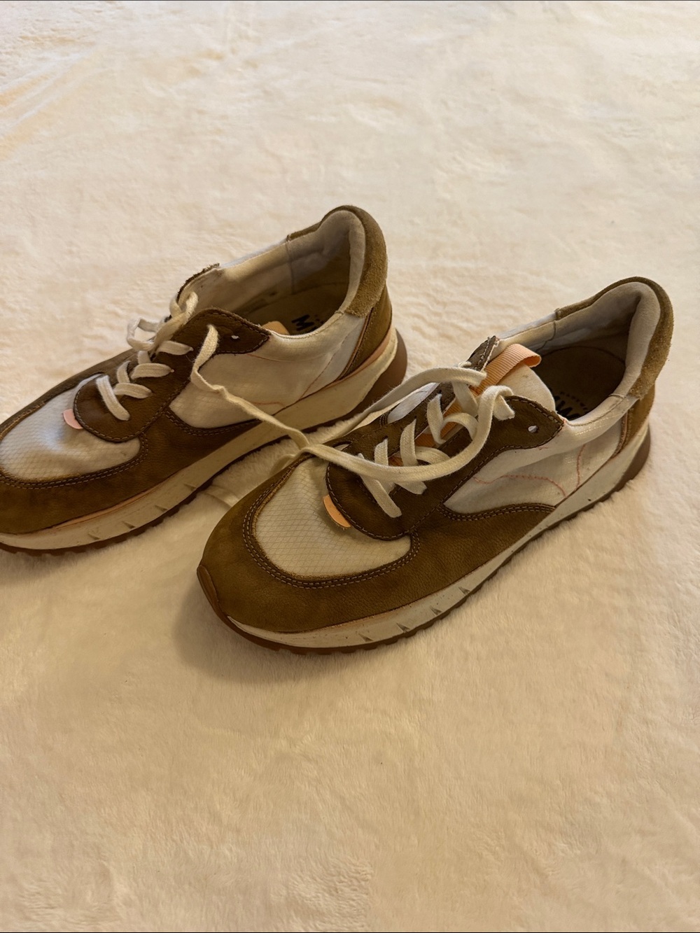 Madewell Brown and White Women's Sneakers - Picture 4 of 5